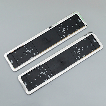 Rama za registarsku pločicu automobila s bazom od nehrđajućeg čelika, europski standard, model 11, broj dijela 22