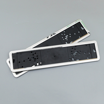 Rama za registarsku pločicu automobila s bazom od nehrđajućeg čelika, europski standard, model 11, broj dijela 22