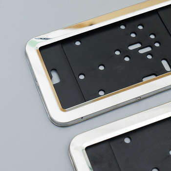 Rama za registarsku pločicu automobila s bazom od nehrđajućeg čelika, europski standard, model 11, broj dijela 22