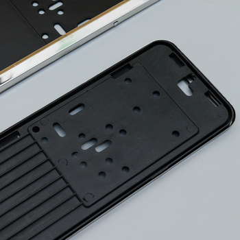 Rama za registarsku pločicu automobila s bazom od nehrđajućeg čelika, europski standard, model 11, broj dijela 22