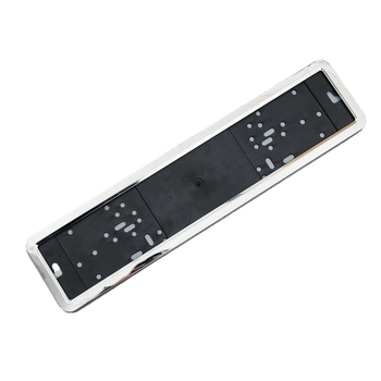 Rama za registarsku pločicu automobila s bazom od nehrđajućeg čelika, europski standard, model 11, broj dijela 22