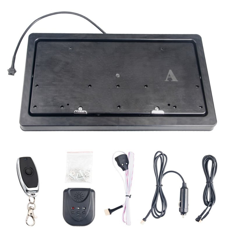 Držač registarske pločice za europske i američke standarde; mogućnost prilagođavanja; kompatibilan sa svim modelima; materijal: Drugo