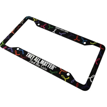 Okvir za registarsku tablicu od aluminijske legure, pravokutni, model 03