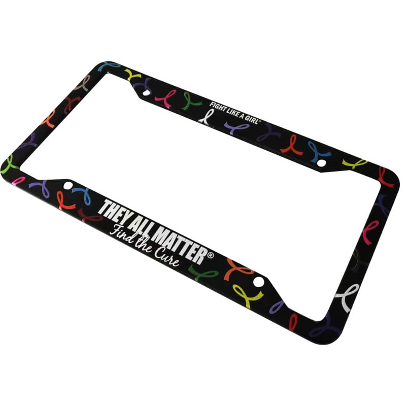 Okvir za registarsku tablicu od aluminijske legure, pravokutni, model 03