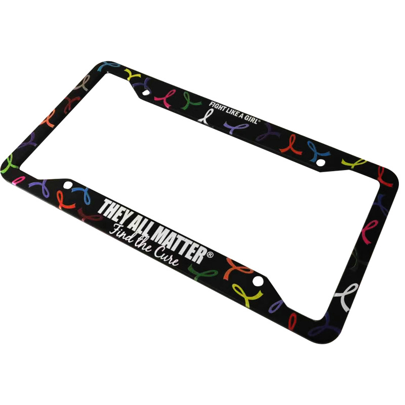 Okvir za registarsku tablicu od aluminijske legure, pravokutni, model 03