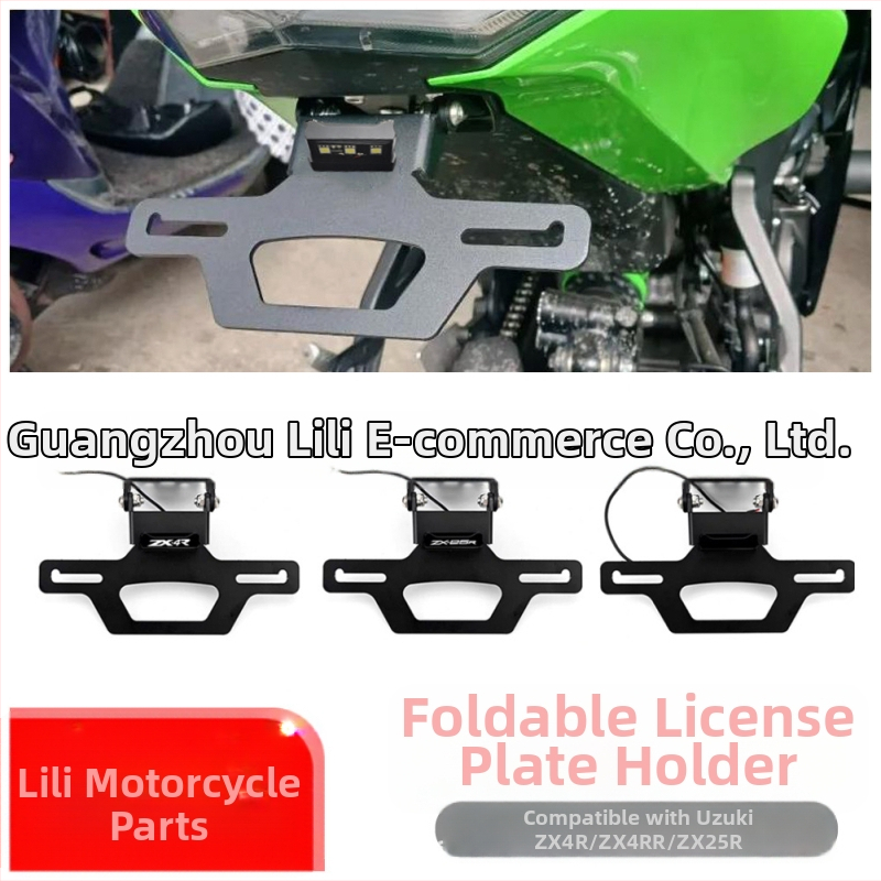 Numura zīmes turētājs Kawasaki ZX4R ar Tail Tidy, saderīgs ar Z400 (2019–2020)