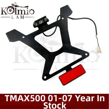 Motocikla aizmugurējā numura zīmes turētājs ar gaismu Yamaha T-MAX/TMAX500 (2001-2007) – KOLMIO-LAM