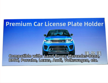 Jingjie plastikinis numerio laikiklis importuotiems automobiliams