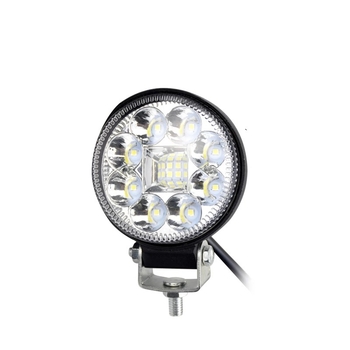 Proiector LED pentru camion, lumină de mers înapoi, 12/24V, 6W, carcasă din aluminiu, 12 LED