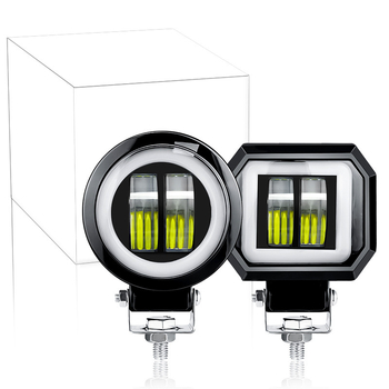 Lampa LED de lucru pentru mașină – far de ceață frontal, 20W, 9-80V, 3000 lm, carcasă din plastic