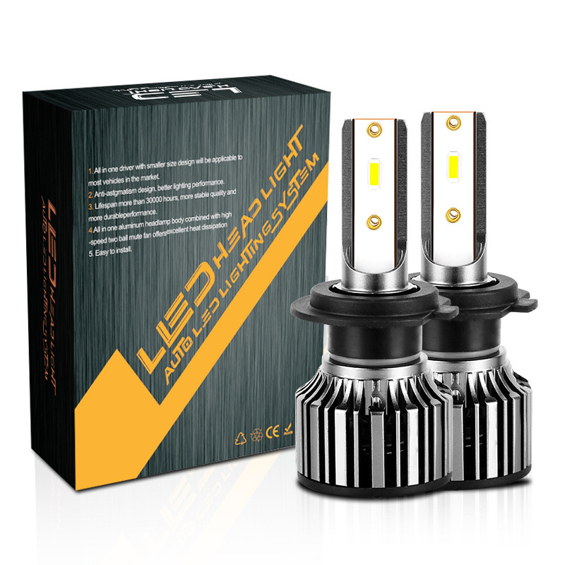 Mini ugrađeni CSP LED automobilska svjetla, H11/9005, IP68 vodootporan, 24W 12V, 4800 lm, vijek trajanja 50000h, univerzalna kompatibilnost