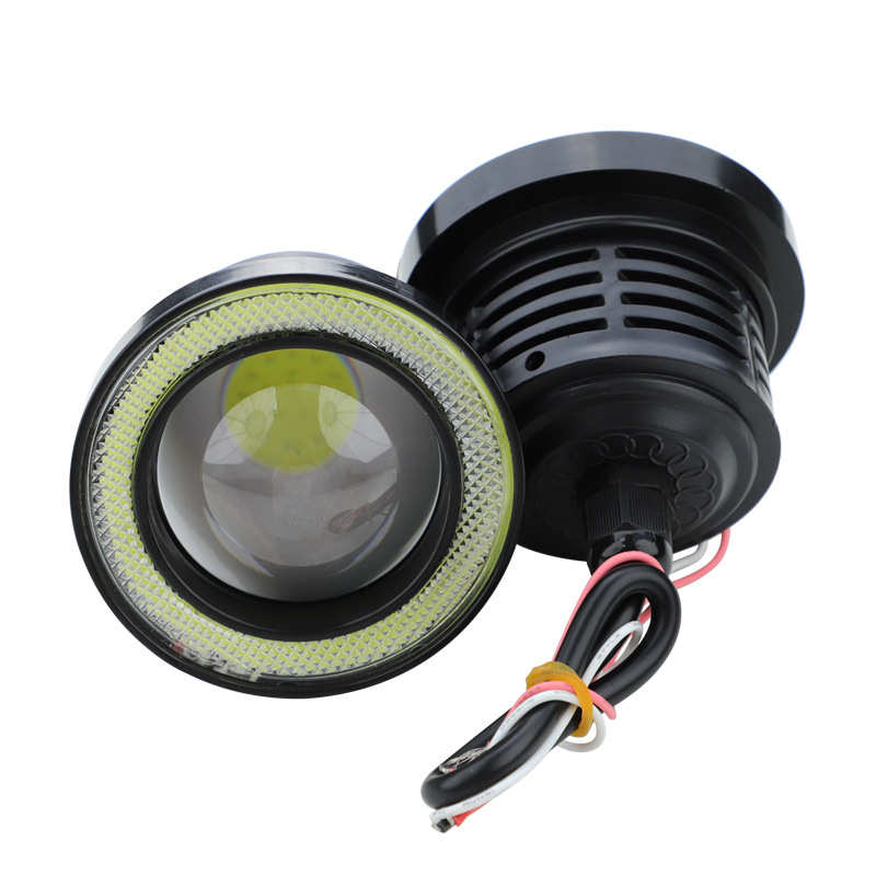 YSX LED prednja magla svjetla s Angel Eye, 2,5-inčni, visoka jačina, dnevna svjetla, 12V, 10W