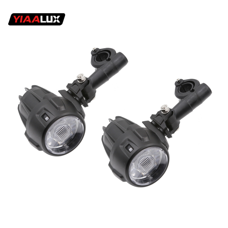 LED prednji svjetlosni sklop za motocikl BMW — aluminijsko kućište, PC objektiv, model YIA-BMW-FG, 20W, 12V, 1.5A