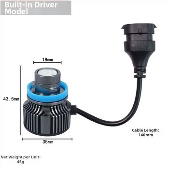 LED svjetlo za maglu s dvobojnom lećom, 25W, 12V, 2000LM