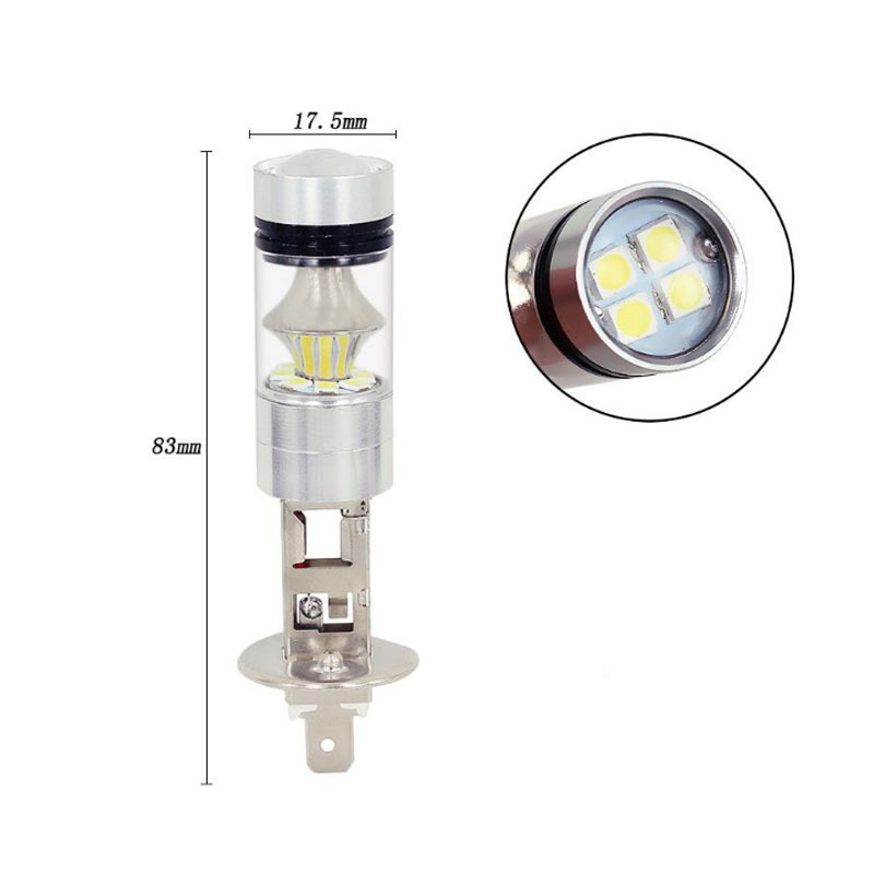 Auto LED svjetlo za maglu, 100W, 3030 LED, 12V, 800 lm, 50.000 sati
