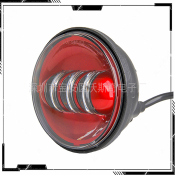 Prednje LED svjetlo za maglu, 30W, 1400 lm, 12-24V, lijevano aluminijsko, kompatibilno s Harley-Davidson Road King Fat Boy