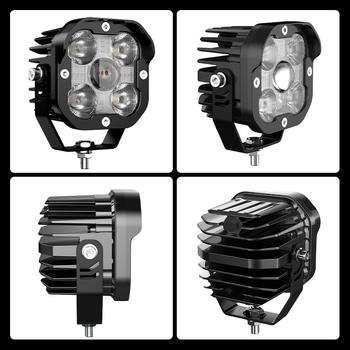 LED svjetlo 50W za terenska vozila, montirano na A-stup, prednje svjetlo za motocikle i električna vozila, aluminijska legura, model GZ12