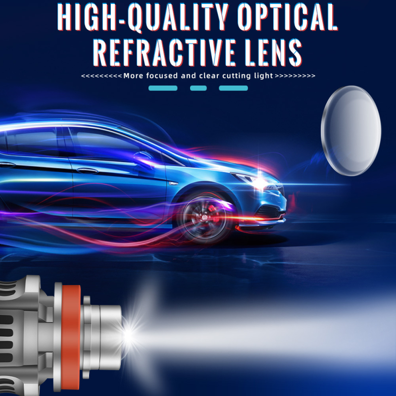 HAIZG L5 LED auto reflektor, 40W, 9-32V, 4000LM, IP67
