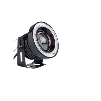 LED COB svjetlo za maglu RGB anđeoske oči, daljinsko upravljanje, 12V, 30W, 6500K, 3000 lm