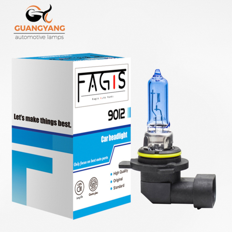 Fagis 9012/HIR2 bec halogen pentru faruri auto, 12V 55W, sticlă de cuarț, pentru farurile frontale ale mașinii (fascicul înalt și jos)