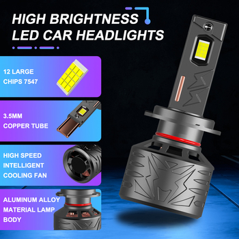 Far LED pentru mașină seria L6 - 24 000 LM, 12V, IP68, aliaj de aluminiu