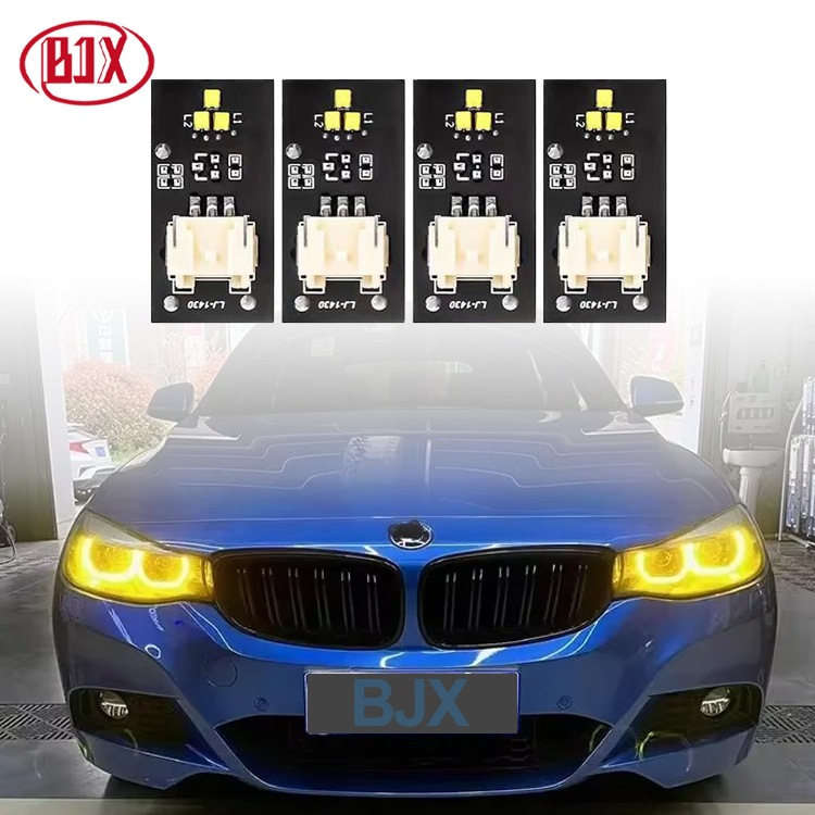 Ksenon svjetla za BMW 3. seriju F30/F35 (2012-2015), modeli 320i/328i/335i, limunasto žuto dnevno svjetlo, zlatno oko