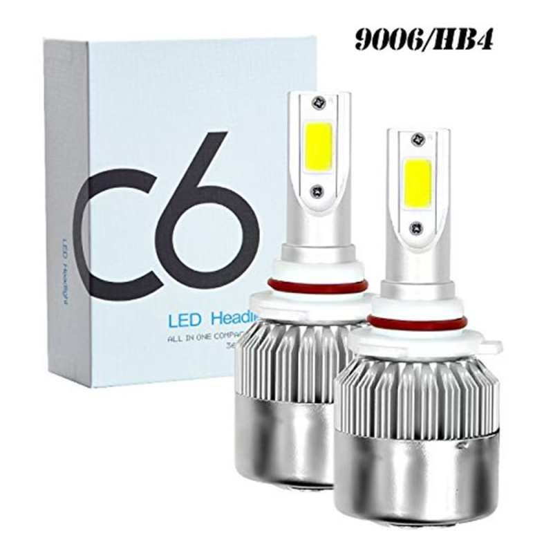 C6 LED prednja svjetla za automobil, 36W, 12-24V, 3800 lm, aluminijsko kućište