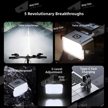 Lumină spate pentru bicicletă pentru MTB și biciclete de drum, reîncărcabilă, lumină de avertizare pentru plimbări nocturne