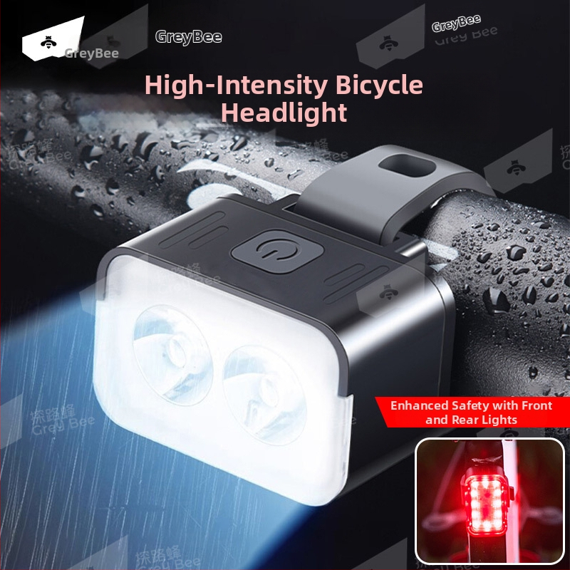 Lumină spate pentru bicicletă pentru MTB și biciclete de drum, reîncărcabilă, lumină de avertizare pentru plimbări nocturne