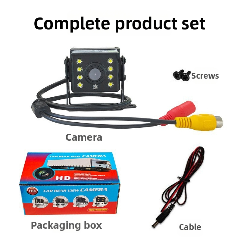 Zadnja kamera za autobuse/minibuse, 8 LED, 170° kut, 720×480 PAL, 9–36V, 5W