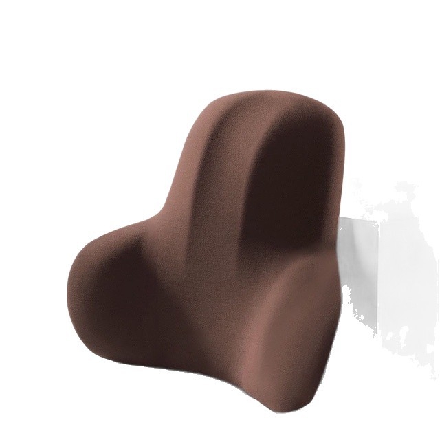 Персонализирана автомобилна лумбална подложка с печатано лого, изработена от млечен шёлк, памет пяна, универсална съвместимост, минималистичен дизайн