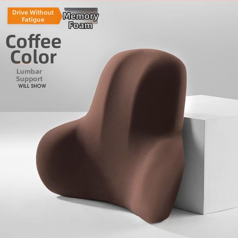 Pielāgota automašīnas jostas atbalsta spilvens ar izdrukātu logotipu, atmiņas putas pildījums, universāla uzstādīšana, minimālistisks dizains