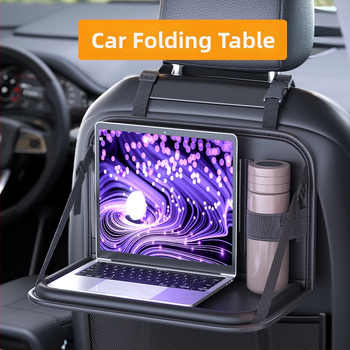 Automobilski sklopivi stol za stražnje sjedalo, marke Yishilon, višenamjenski, zidna montaža, univerzalna kompatibilnost, ploča od umjetne ploče