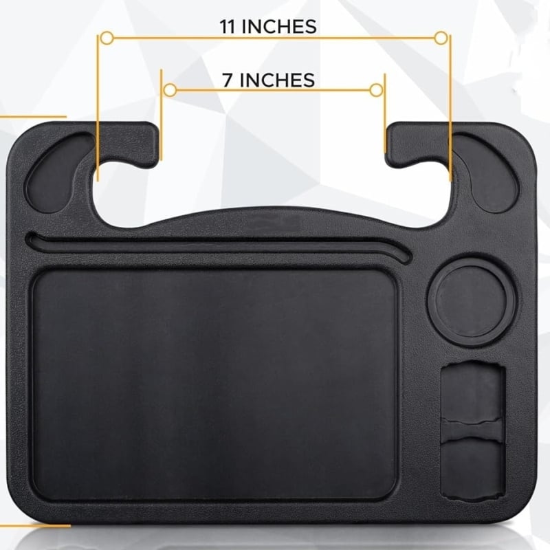 Držač za laptop u automobilu, višenamjenski dizajn, ugradnja karticom, brend Double Product, opća kompatibilnost s vozilima