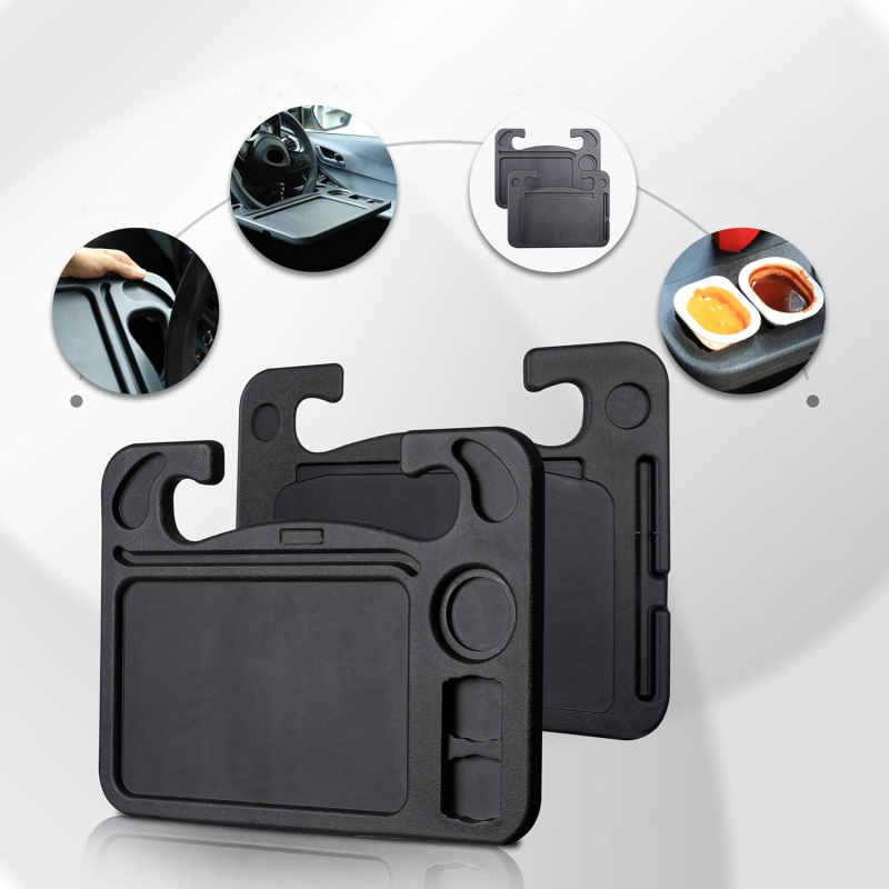 Držač za laptop u automobilu, višenamjenski dizajn, ugradnja karticom, brend Double Product, opća kompatibilnost s vozilima