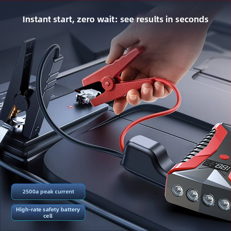 Automobilski starter – Velika kapaciteta, Prijenosni power bank, ABS kućište, Prilagodljivo, Ovlaštena privatna marka