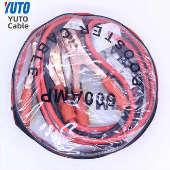 Autó akkumulátor indító kábel, 1500A, vezető rézbevonatos alumínium, fagypont-tűrés, kábel vészhelyzethez