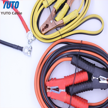Autó akkumulátor indító kábel, 1500A, vezető rézbevonatos alumínium, fagypont-tűrés, kábel vészhelyzethez