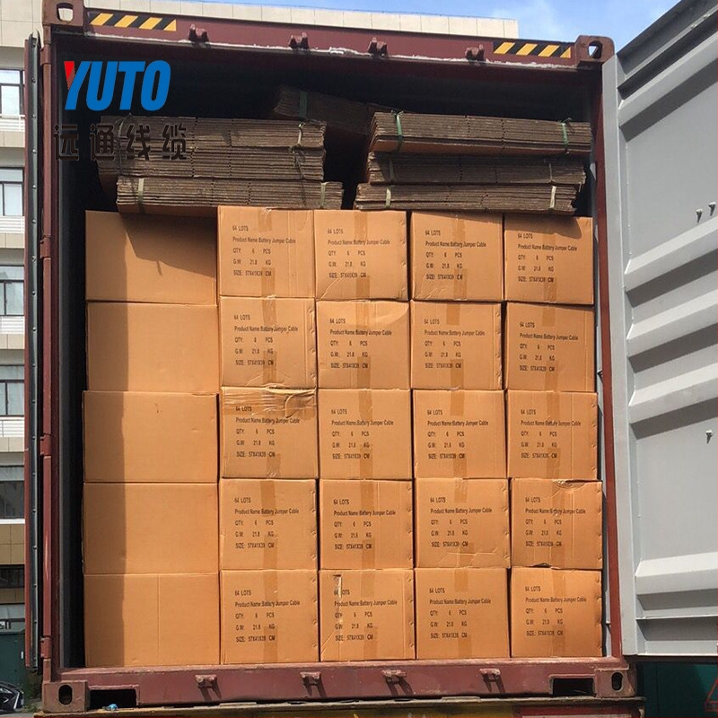 Autó akkumulátor indító kábel, 1500A, vezető rézbevonatos alumínium, fagypont-tűrés, kábel vészhelyzethez