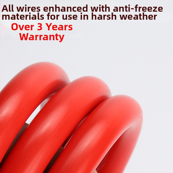 Automobiļa akumulatora iedarbināšanas kabelis, tīrs vara vadītājs, 1500A, drakona skava