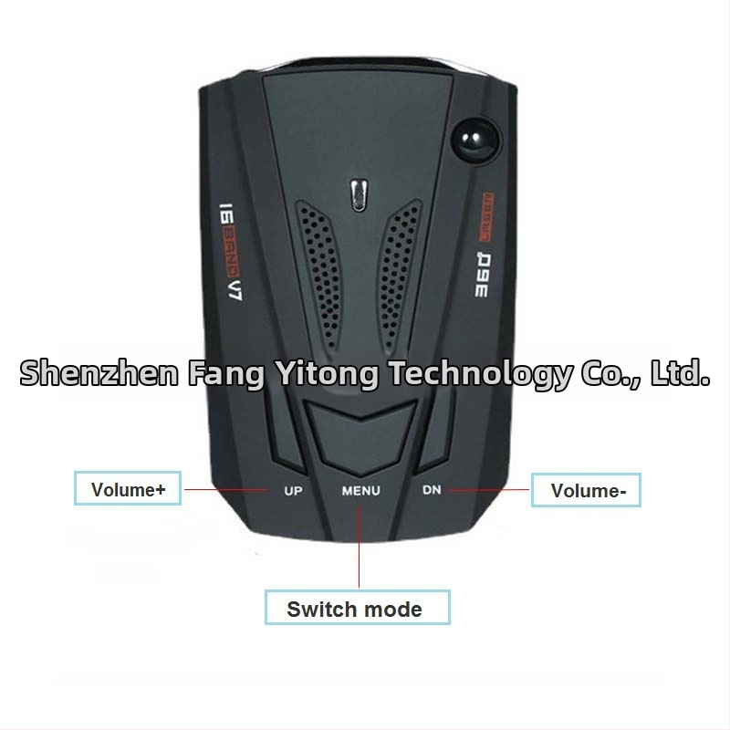 Automobilové montované univerzálne radarové/LiDAR bezpečnostné varovné zariadenie, 12V, 170 g, ABS, varovanie pásu a upozornenie pre domáce zvieratá