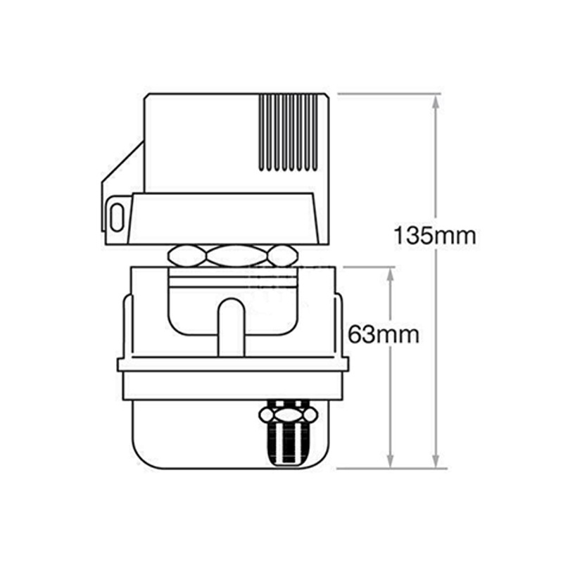 Prekidač za napajanje za jahtu i RV, 12V, okretni tip glavnog prekidača s anti-curenjem, model 75920