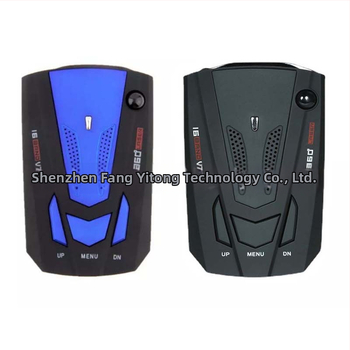 V7 автомобилен радар детектор с ранно предупреждение, ABS корпус, 12V захранване, тегло 0,21 кг