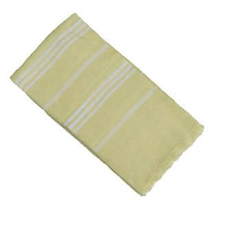 Plažni ručnik od poliestera, 21 niti, 300–400 g, šivani rub