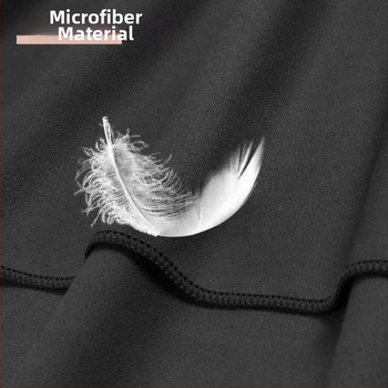 Mikrofiiber spordirätik, kiire kuivatamine, tasku, sametitaoline trükk, logo kohandatav (200 g)