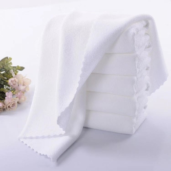 Bath Immortal bijeli ručnik za kupanje, 30×70 cm, warp-knit, s izrezanim rubom, finim vlaknima, 240 g/m²