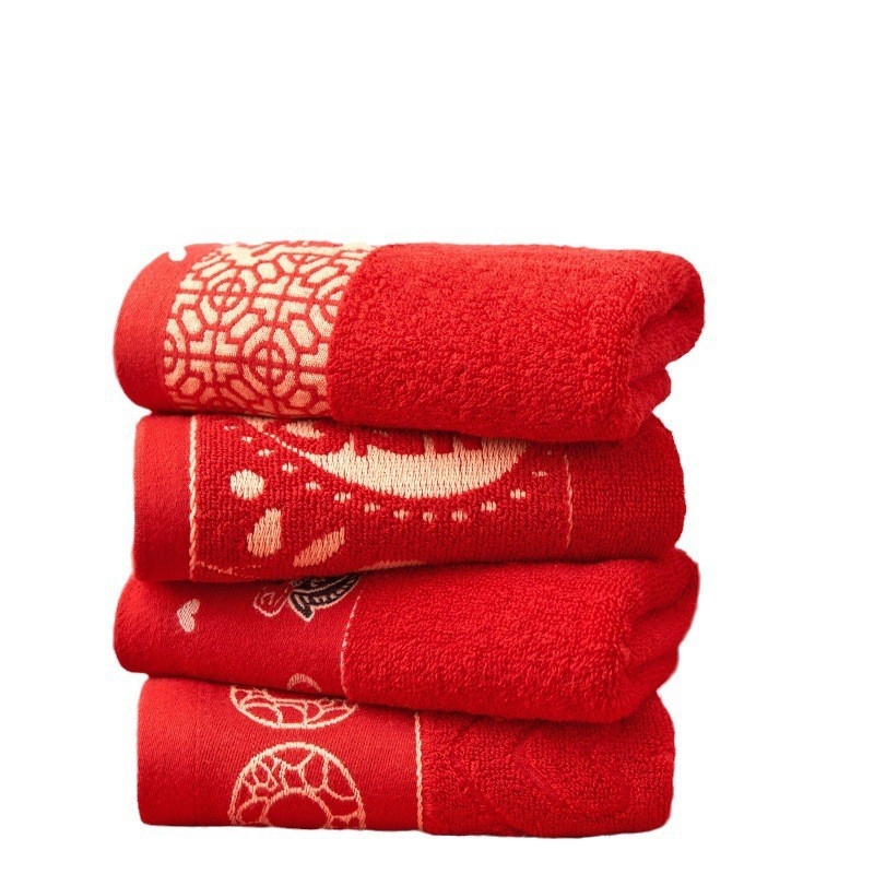 Kéztörölköző 100% pamutból, Jacquard szövés, 32s szál, súly 100–120 g