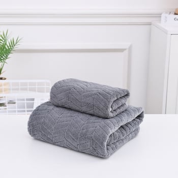 Uterák na tvár s vzorom pšeničného klasy, hrubší korálový flis, 150D, 120-140 g