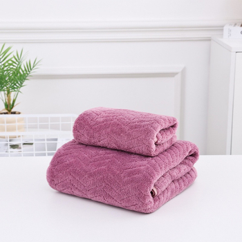 Uterák na tvár s vzorom pšeničného klasy, hrubší korálový flis, 150D, 120-140 g