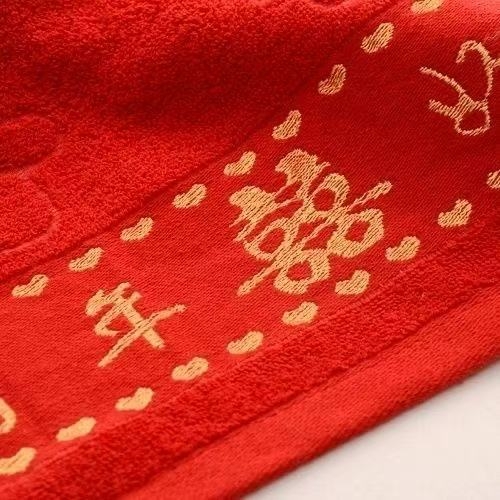 Kokvilnas dvieļa kāzu dāvanai – žakarda audums, 105 g/m², 16 pavedieni, kods b0273